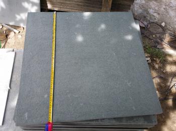 Green sandstone flamed tiles 60x60x2cm